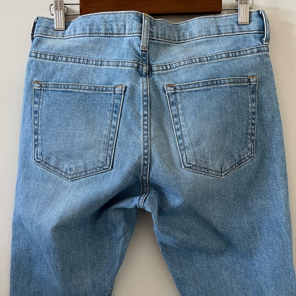 Everlane Mid-Rise Skinny Ankle Jean In Light Wash Size 28 - Picture 8 of 13